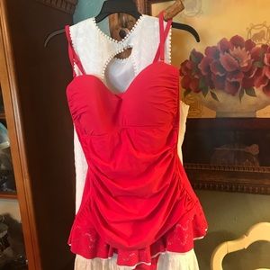 Profile by Gottex Red Swimsuit